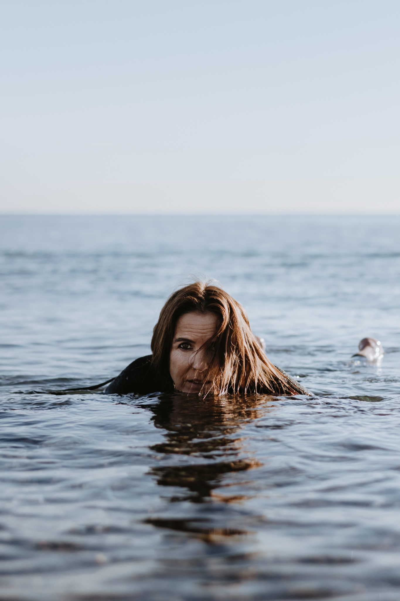 Cris en el agua del mar